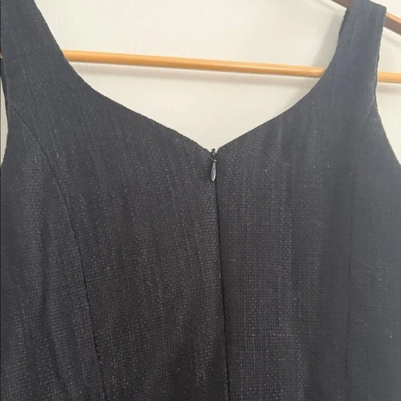 LaBoutique Black Tweed Ruffle Hem Mini Dress - Picture 7 of 7